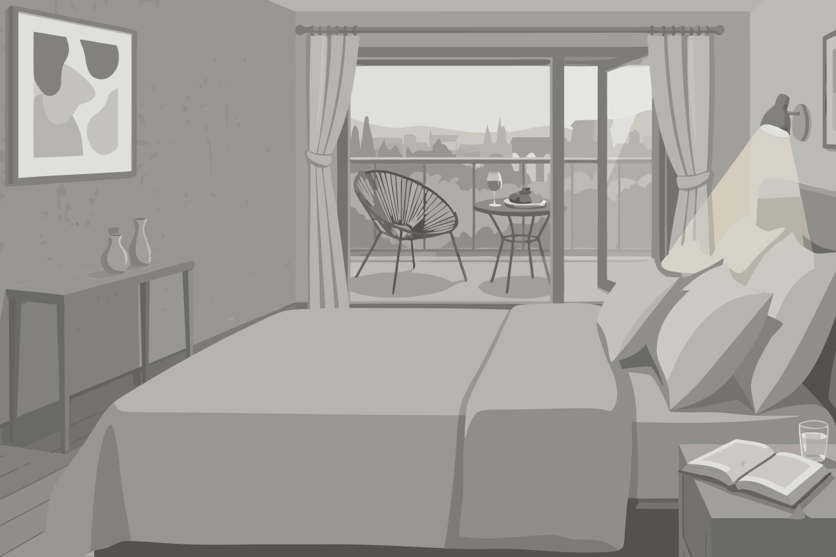 Double Room with Two Double Beds - Accessible/Non-Smoking
